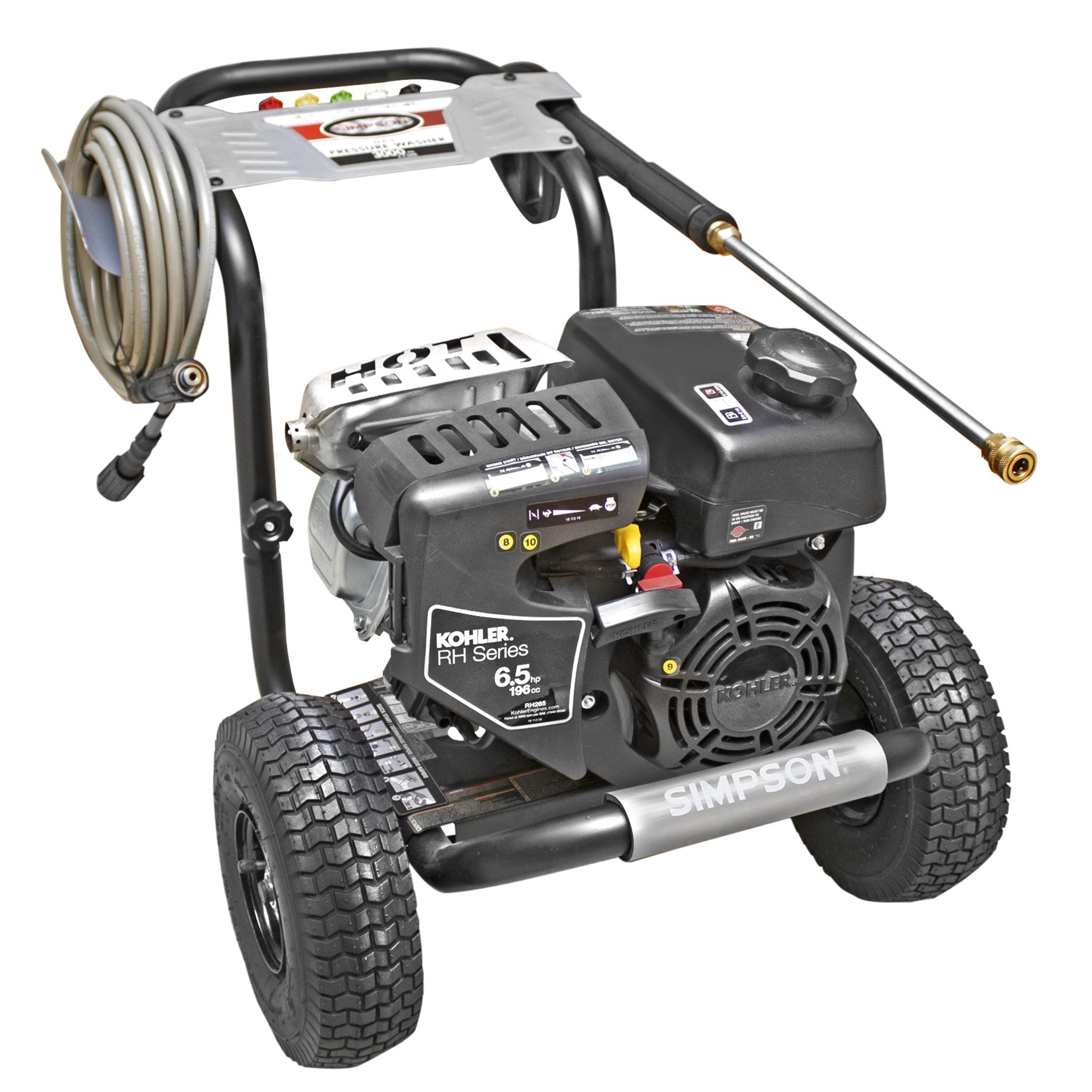 Simpson 3100psi 2.4gpm Kohler Gas Pressure Washer 60763