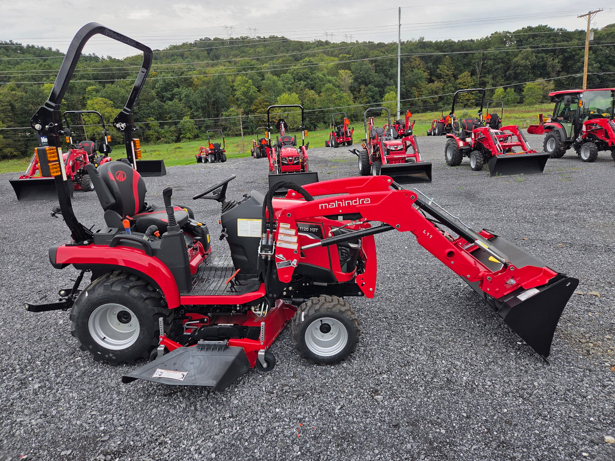 Mahindra 1120 Hst Tractor w/ Loader and 54" Mower